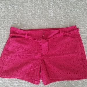 White House/Black Market Eyelet Shorts